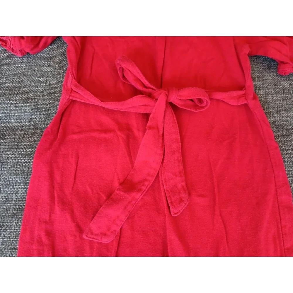 Old Navy Dress 2T Red Ruffle Short Sleeve Tie Waist